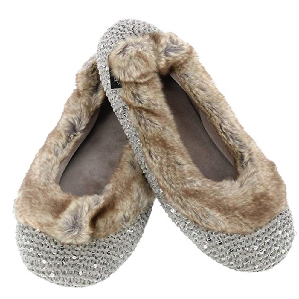NWT Isotoner Ballerina Slippers Ballet Flats